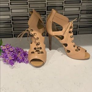Guess | Nude Lace Up heels